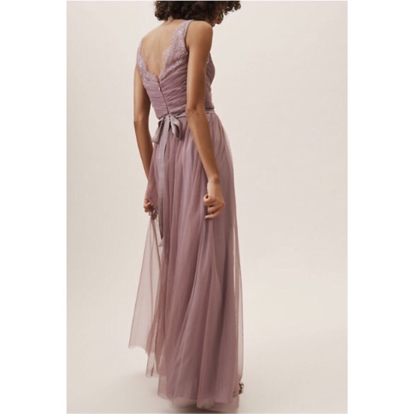 Anthropologie | BHLD Violet Grey Gown - Picture 1 of 4